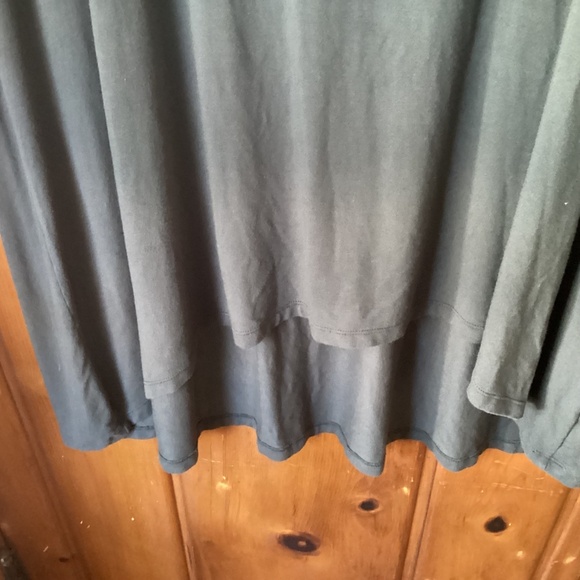 Zen knits dress charcoal gray jersey large - Picture 4 of 5